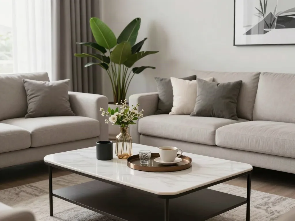 Interior elegan rumah oleh merahtoto dengan dekorasi modern yang nyaman.